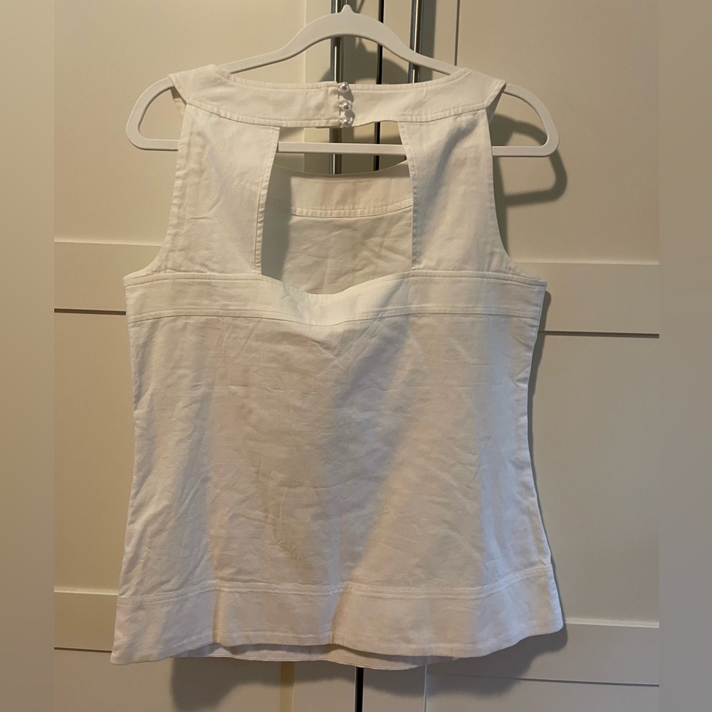 Vineyard Vines Classic White Tank Top - Picture 2 of 6
